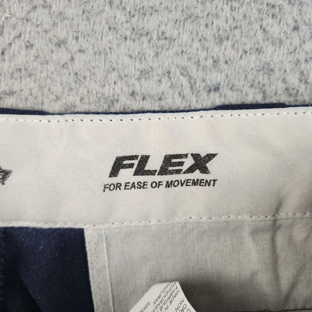 Dickies Pants Men's 33x32 874 Original Fit Flex Dark Blue Straight Leg Workwear - Picture 8 of 12